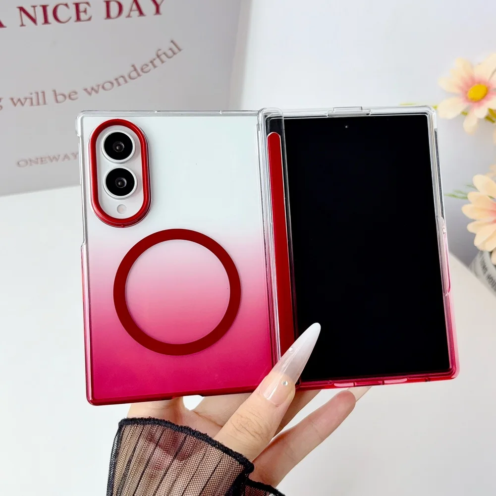 Elegant Gradient Crystal Thin Protective Case