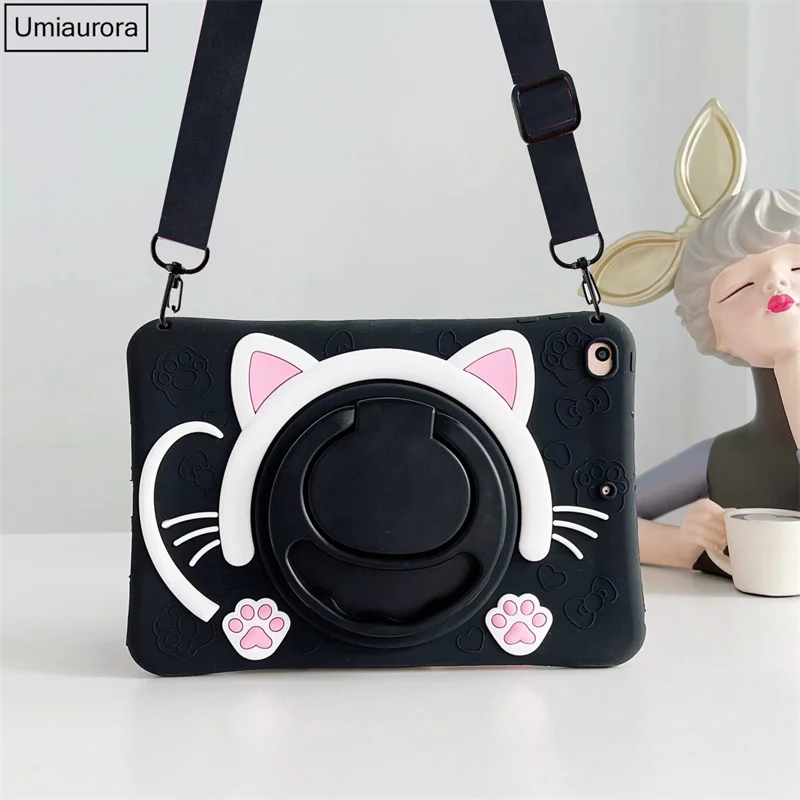 Kids Cartoon Silicone Tablet Case with Stand Feature