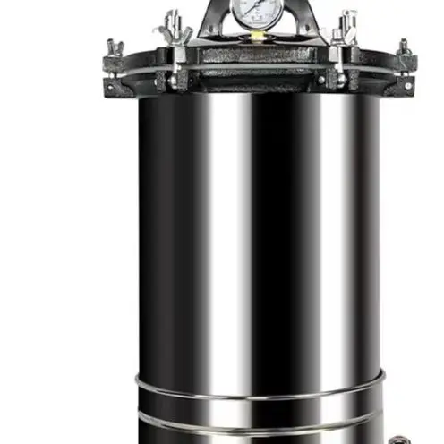 25L Portable High Pressure Sterilizer Stainless steel Steam ...