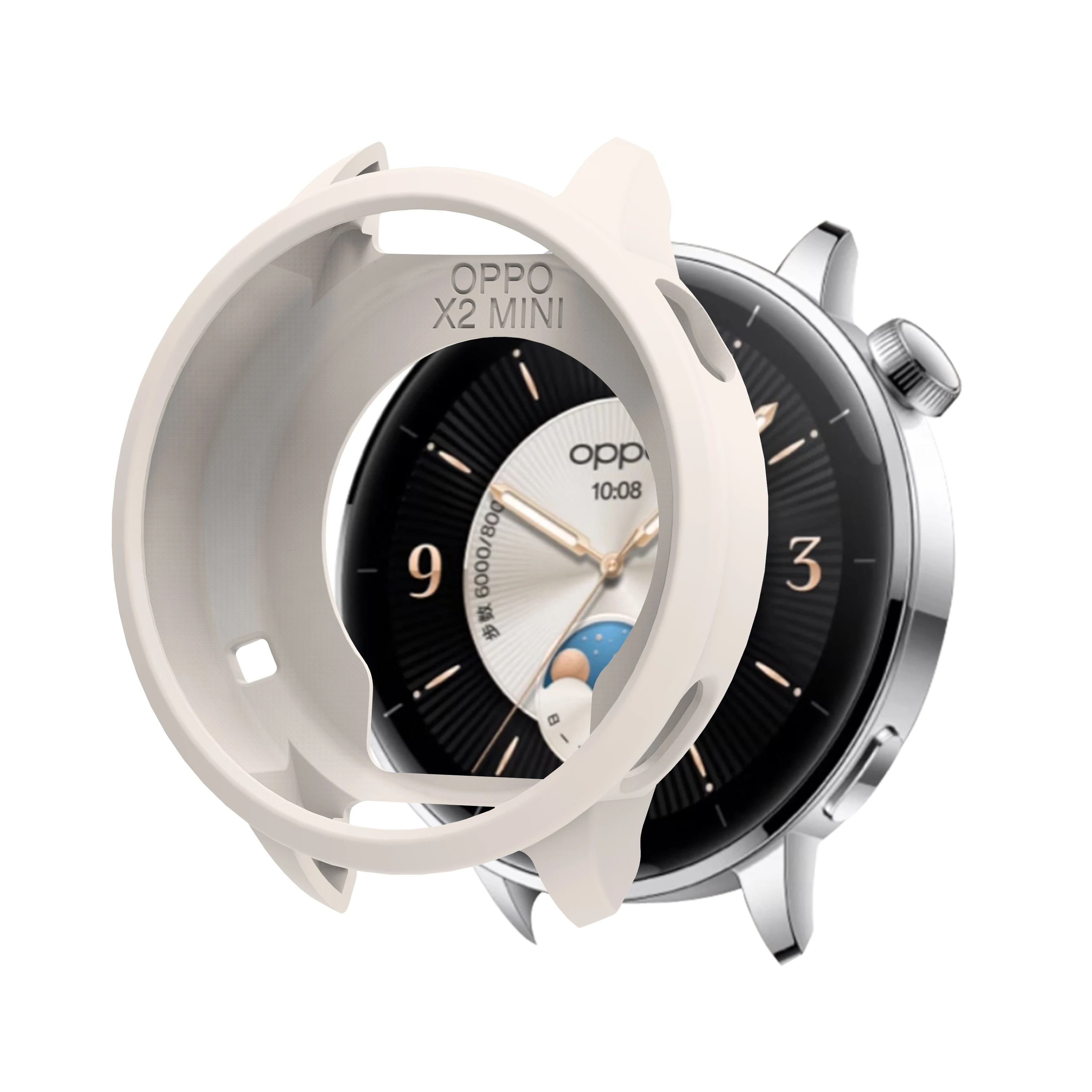 Silicone Protective Case Cover for Smartwatch - Full Body Soft TPU Hollow Design