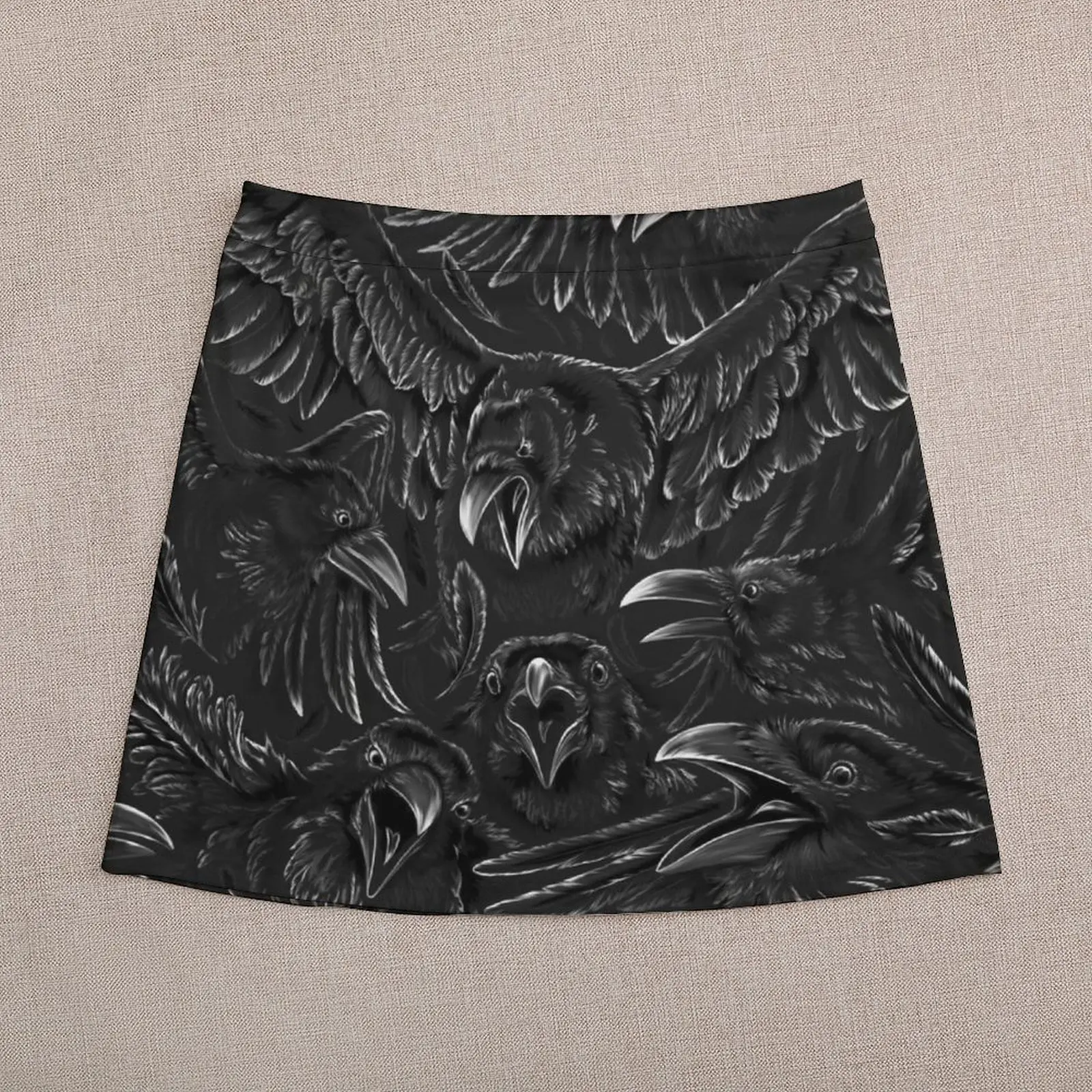 Raven Rage Mini Skirt Woman skirt luxury women's skirt