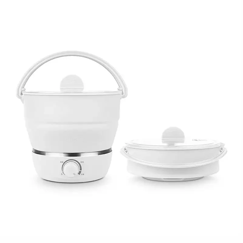 Foldable electric Hot pot portable multifunctional electric stew pot dual voltage travel pot electric kettle 4