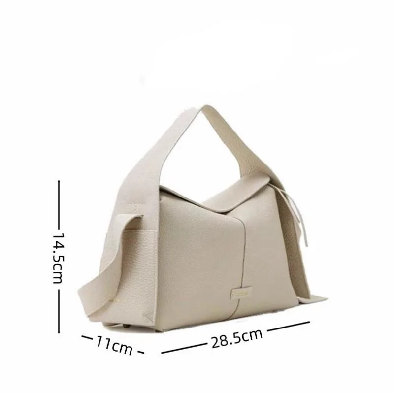 Egchi New Niche Fashion Trend Shoulder Bags Versatile Portable Casual Large Capacity Shoulder Strap Design Women Commuting Bag