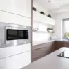 Microwave Oven Built-In 1200-Watts with 10 Power Levels Pre-Set Cooking Settings and Express Cook, Sensor and Speed Cooking and 2