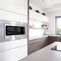 Microwave Oven Built-In 1200-Watts with 10 Power Levels Pre-Set Cooking Settings and Express Cook, Sensor and Speed Cooking and 2