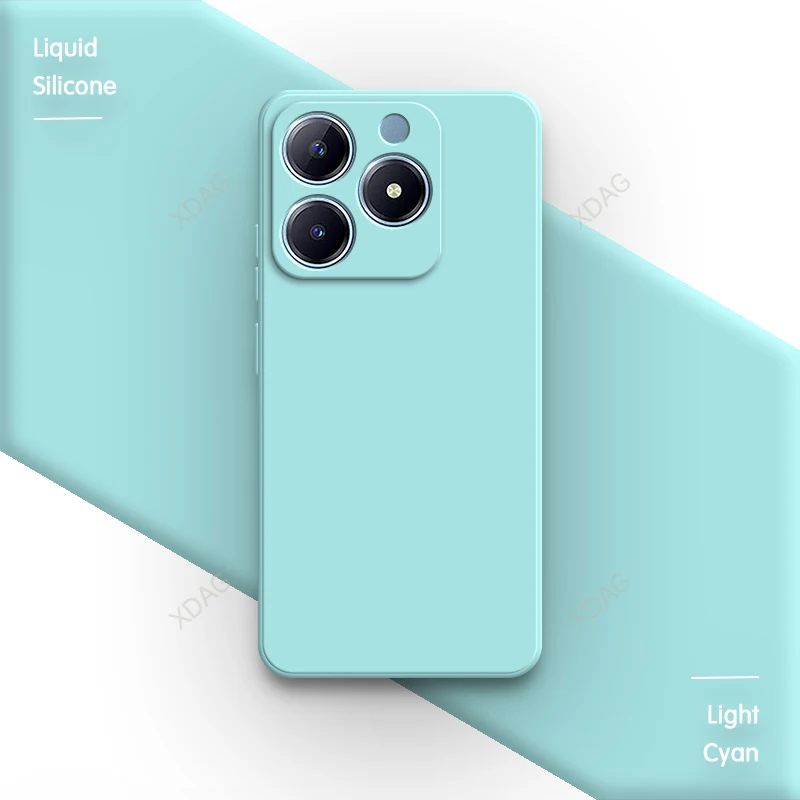 Classic Straight Edge Silicone Back Cover with Lens Protection