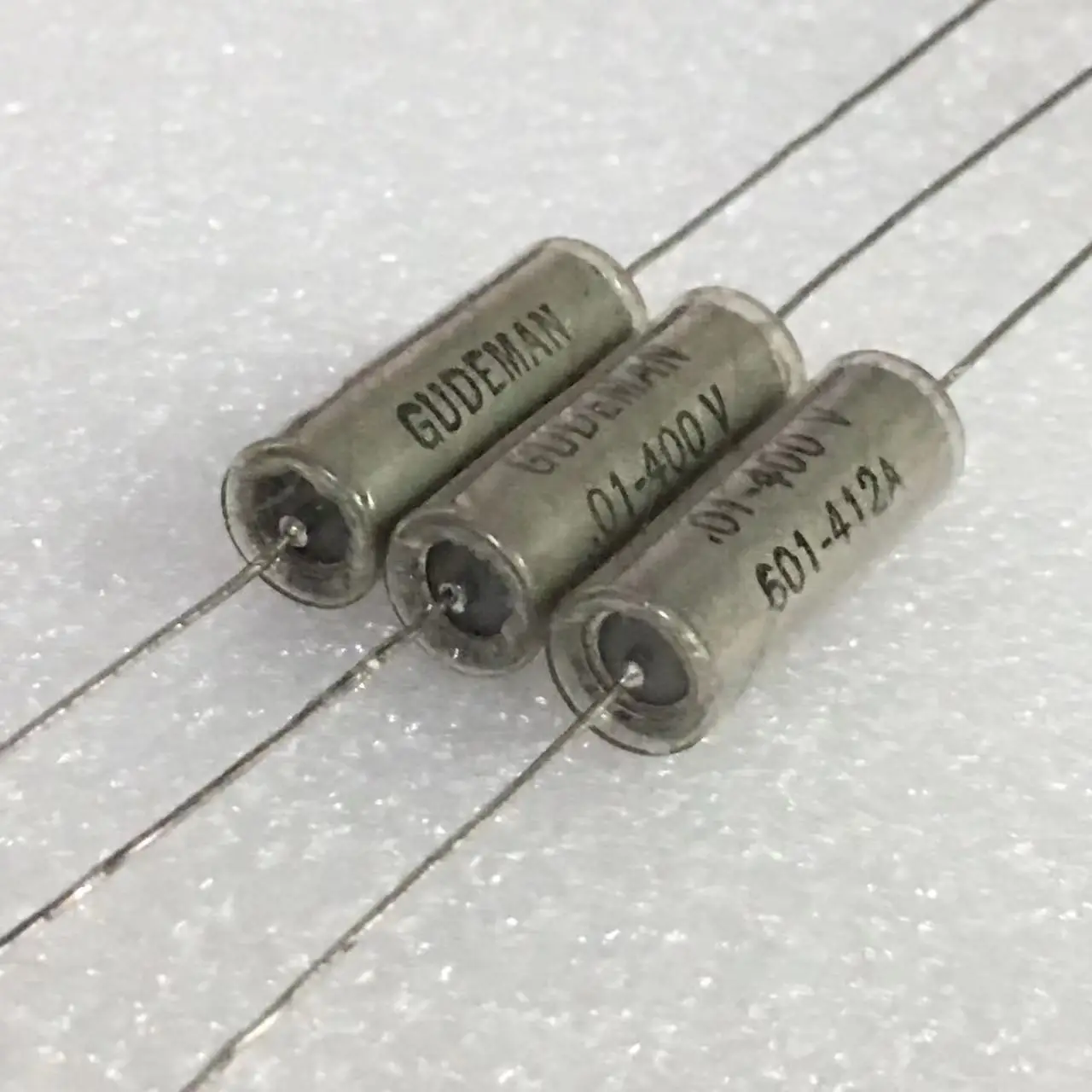 2pcs America GUDEMAN 400V 0.01UF 103 audio coupling oil guitar capacitor 9x26mm