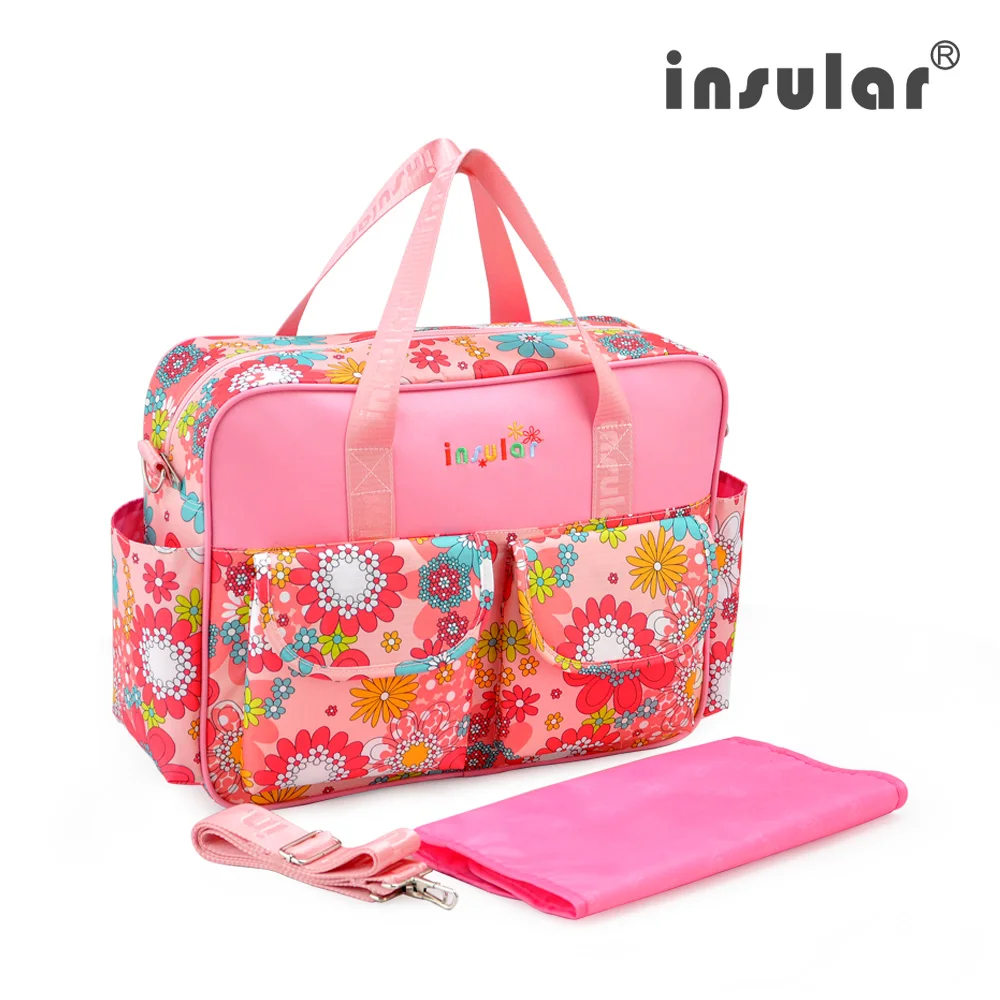 

New Arrival Waterproof Nappy Bag 210D Nylon Baby Diaper Bag Multipurpose Mommy Changing Bag