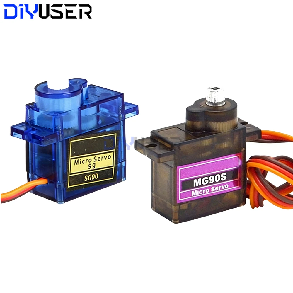 Enhanced Servo with Metal or Plastic Gear Option for RC Models and DIY Projects