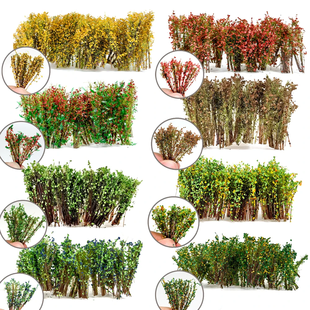 1/35 Model Bush Military Scene Railway Train Layout Building Landscape Materials for DIY Model Making Diorama Decoration 5