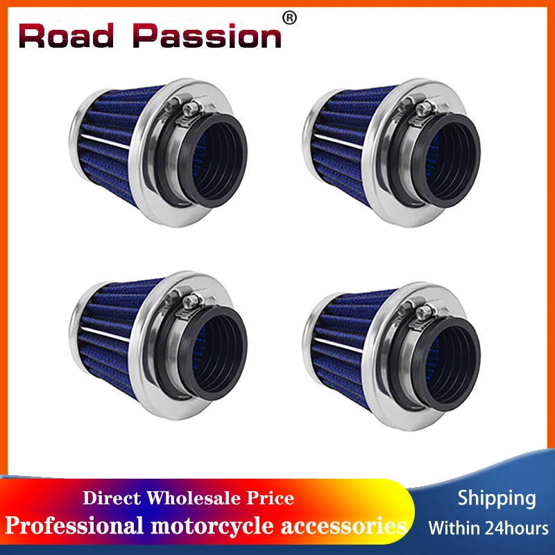 

1/2/3/4Pcs 39mm Motorcycle Air Filter For GY6 Moped Scooter ATV Dirt Bike For Honda CB250 CB250N CB250R CB250S CB400 CB400N