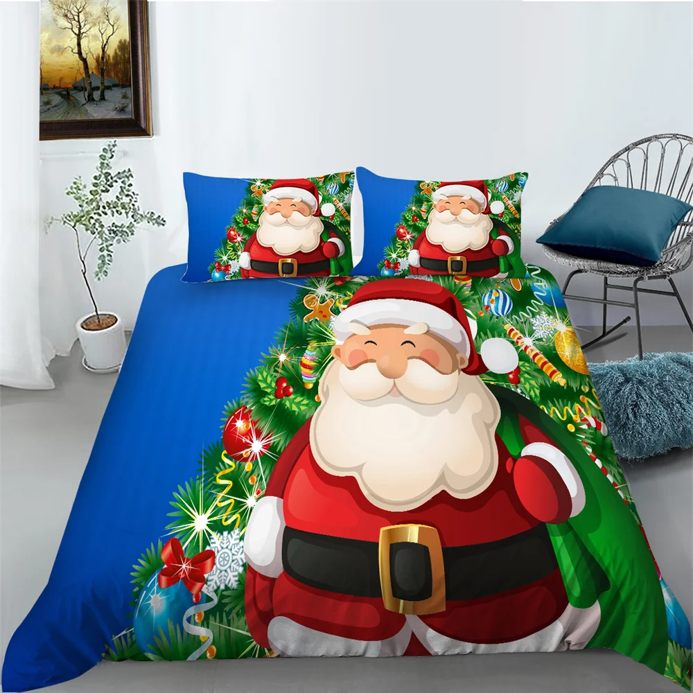 

Quilt Cover Set Christmas Style Comforter Suits Duvet Covers Children Teens Polyester Bedroom Decor Polyester Home Textiles