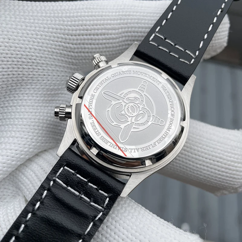 STEELDIVE Men ChronographWatch 39mm Military Quartz