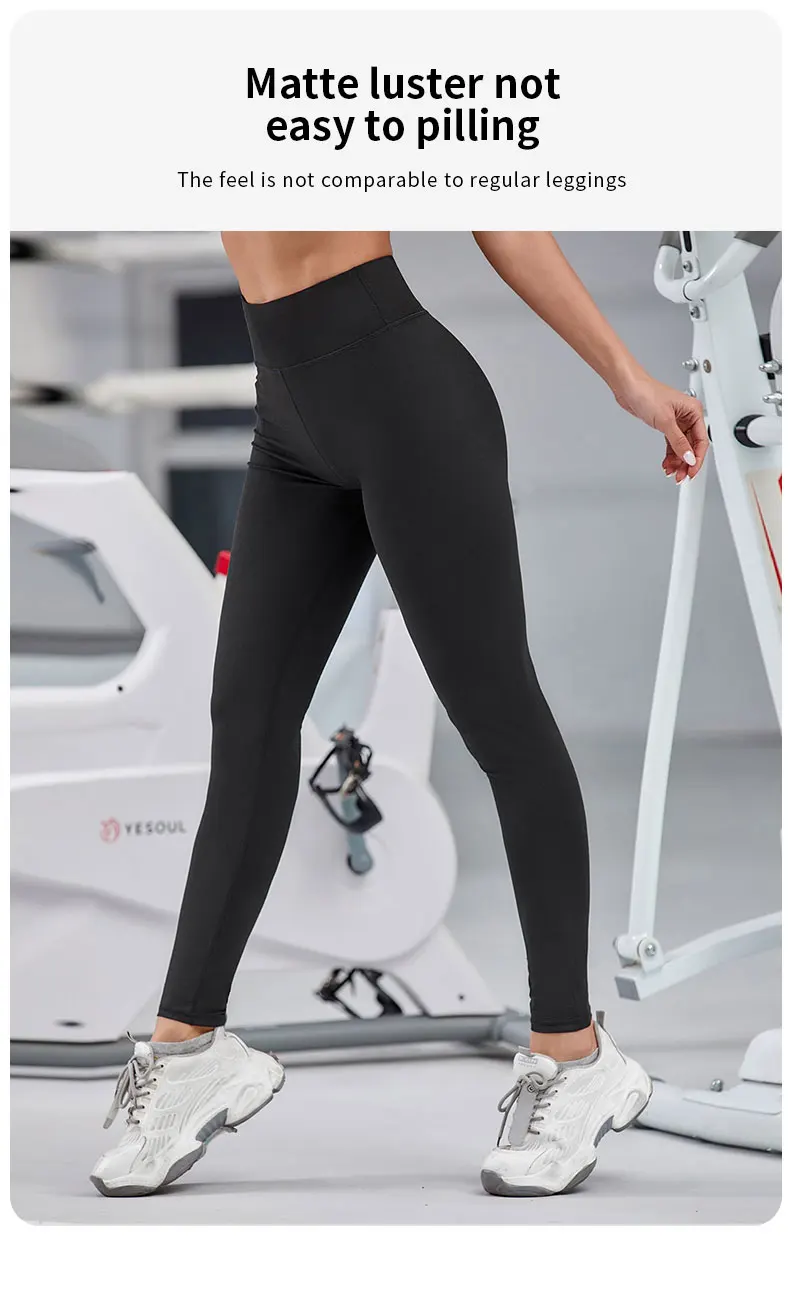 Women Sport Leggings Fitness Running High Waist Naked Feeling Push Up Yoga Pants Gym Girl Tights_voghion.com