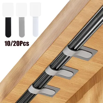 นํากลับมาใช้ใหม่สายผูกยึดลวดOrganizerผู้ถือเชือกสายไฟSelfกาวปรับสายไฟOrganizerสายรัดโต๊ะManagement 1