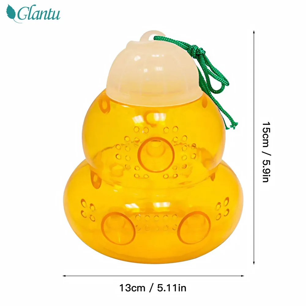 Wasp Trap Outdoor Reusable Portable Non-toxic Multi-hole Bee Trap For Home Farm Yard