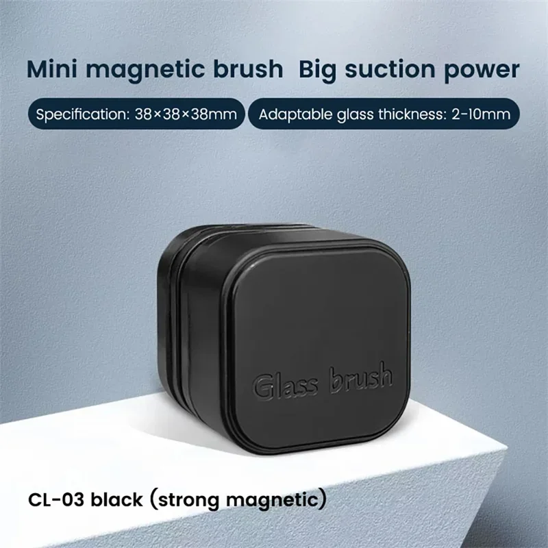 Description Picture 3 of itemMini Square Magnetic Brush Aquarium Glass Cleaner Scratch-Resistant Glass Cleaner Magnetic Brush for Small Aquarium Fish Tank