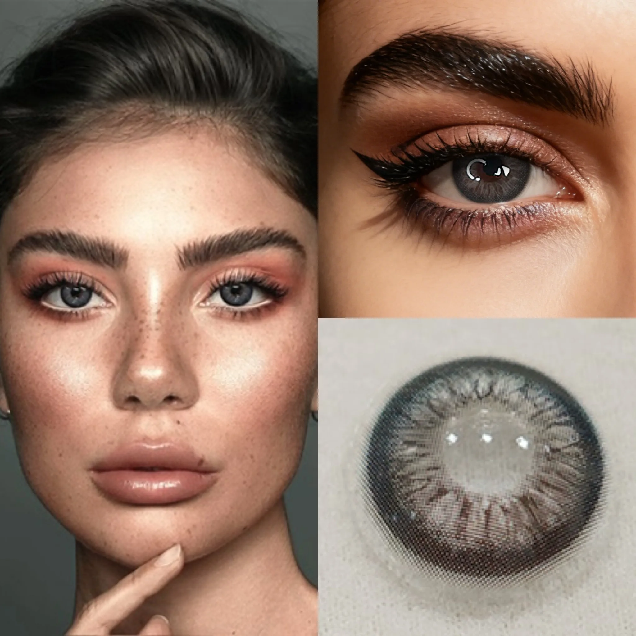 VISUASHOW Unspoken Green Contact Lenses - Natural Eye-Enhancing Beauty