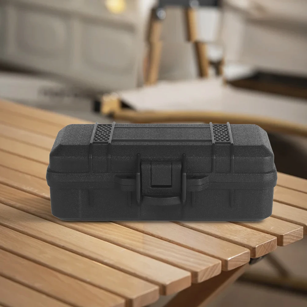 Survival Storage Container with Sponge Sealed Shock Absorption Box Dustproof Safety Protective Tool Case for Instrument Gear