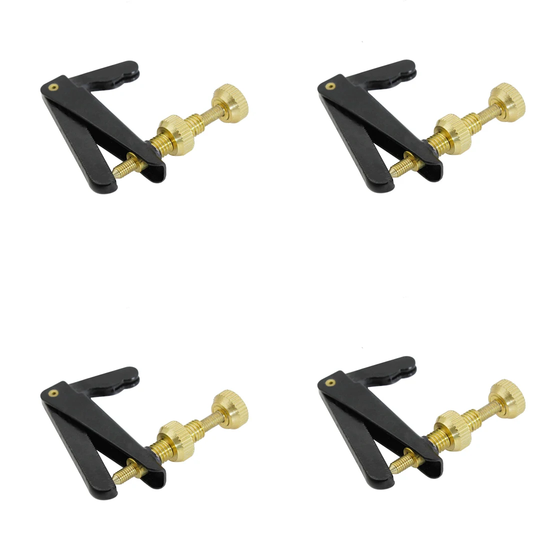 Cello Fine Tuner String Adjuster Golden Tuning Screw 4 Pcs/Set cello support parts