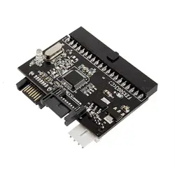 Universal 2 - in - 1 SATA to IDE and IDE to SATA Adapter for Hard Disk and Optical Drives (Black)