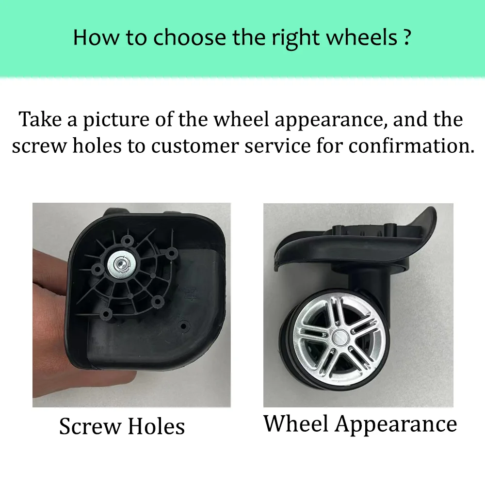 Suitable For Samsonite R05 Password Box Wheel Universal Wheel Repair For Samsonite HK4 Luggage Wheel Pulley Replacement Parts
