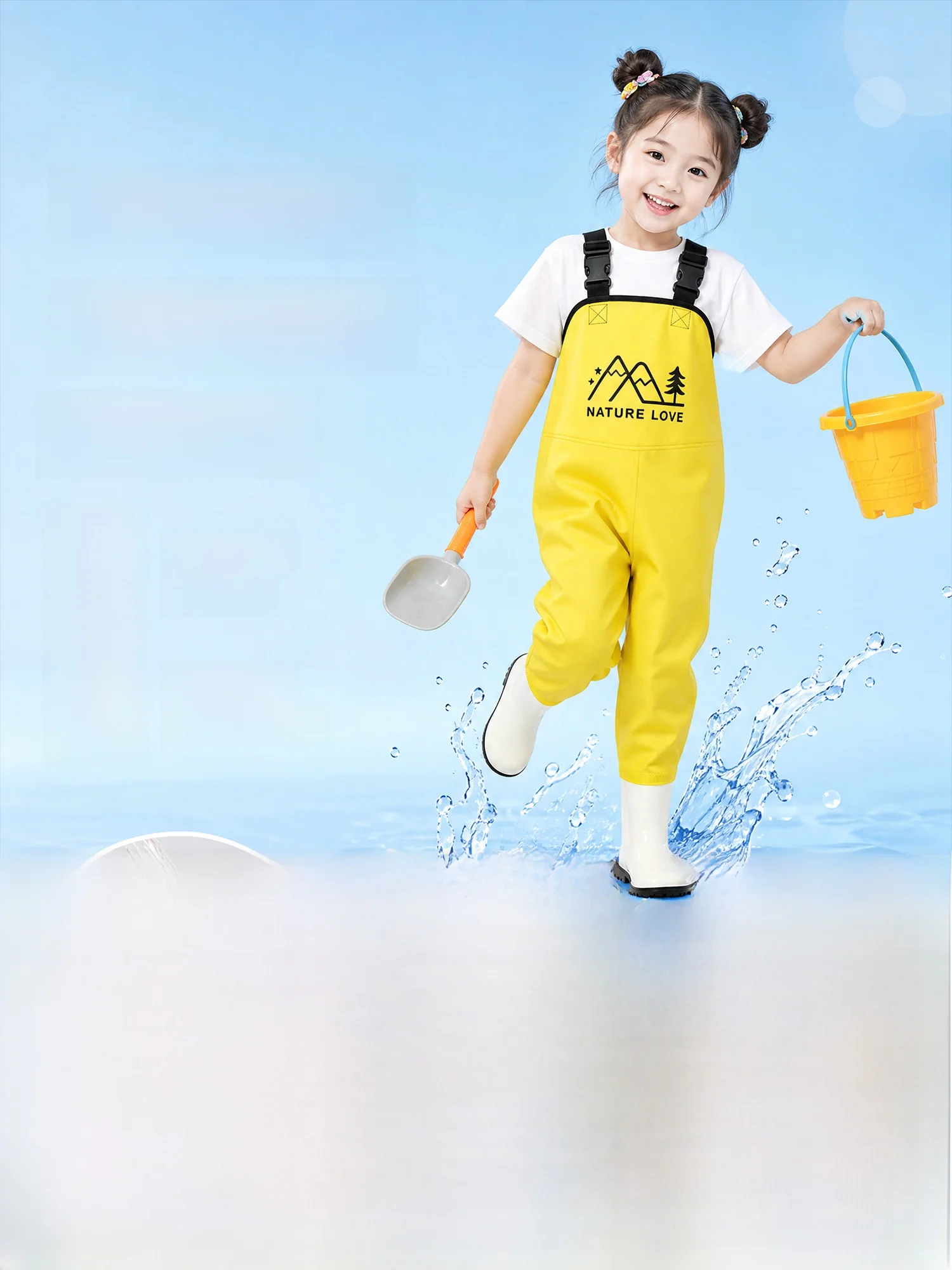 초경량 아동용 전체 바디 방수복, 바다 탐험용 방수 복, 모래놀이 및 물놀이복