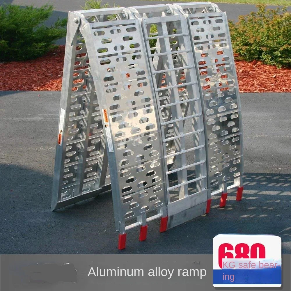 Folding Loading Ramp Kit For Trailers Pickup Truck Car Tailgate ATV Loading Ramps Motorcycle Truck Heavy Duty