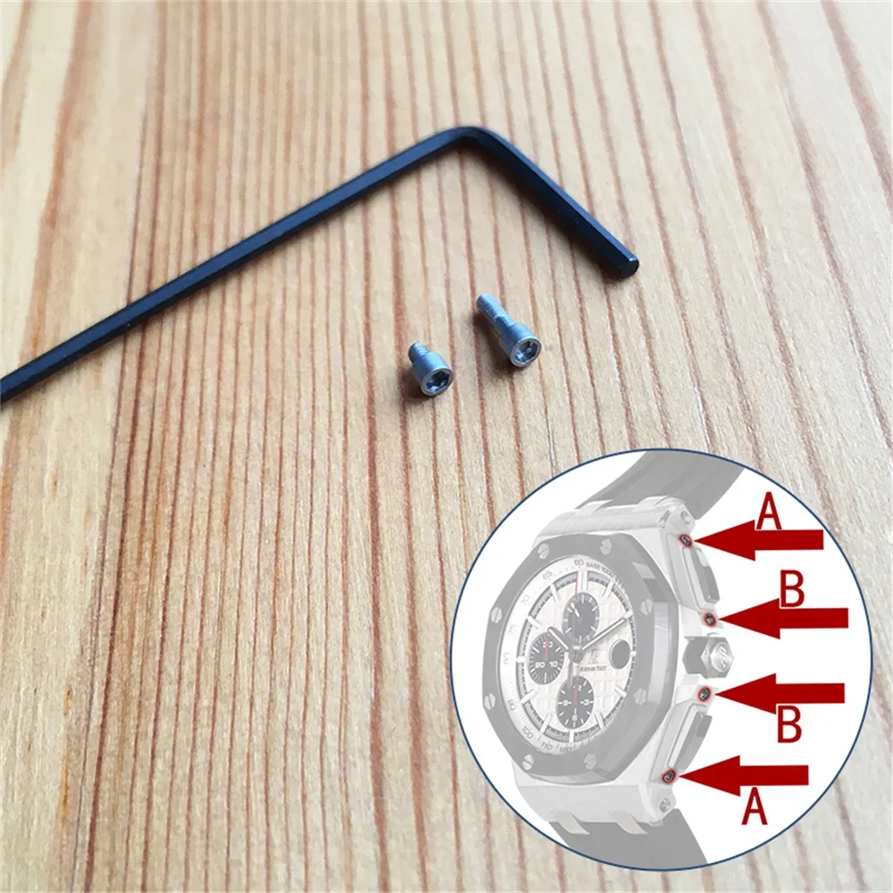 Vite Esagonale Interna Per Ap Audemars Piguet Royal Oak Offshore 44Mm Big Panda Chronograph Watch Pusher