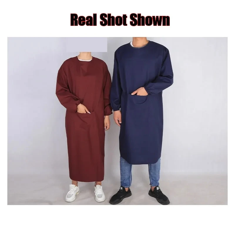 풀 커버 앞치마 정장 방수 내유성 정육점 피셔 남여 작업 안전 앞치마 작업복 주방 하우스 클린