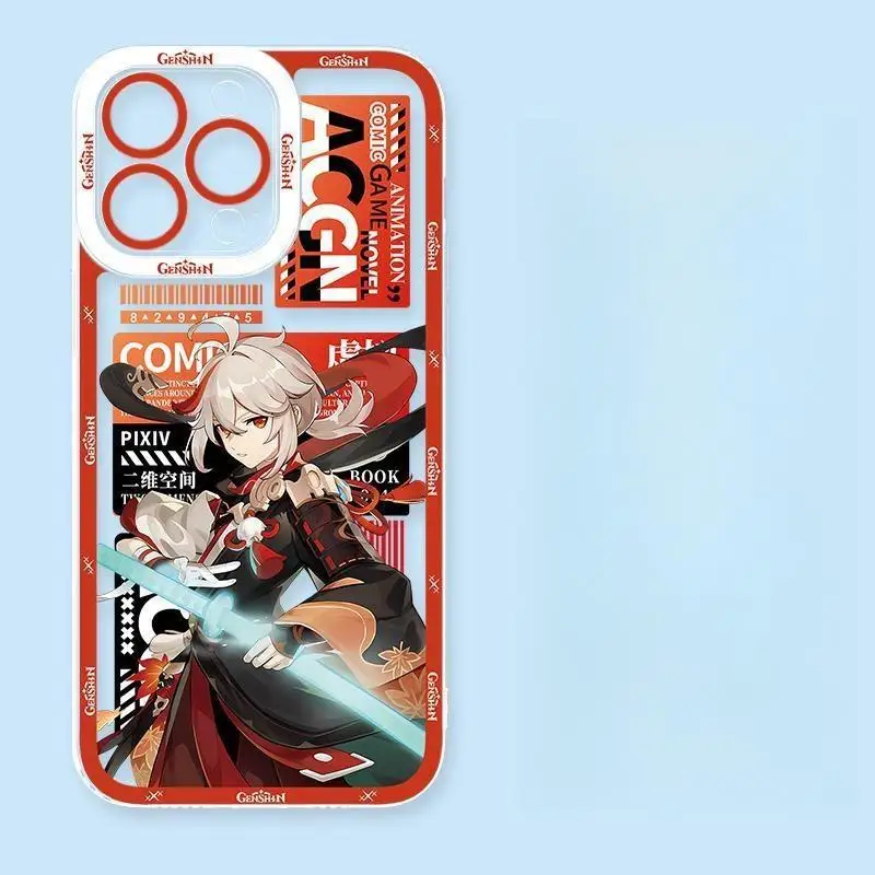 Cartoon Genshin Impact Furina Clear Phone Case Cover