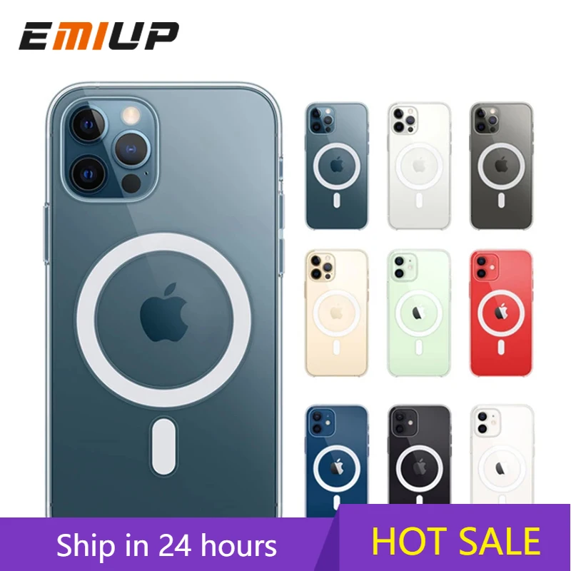 Ultra Clear Built in Circle Soft Phone Case for iPhone 13 12 11 Pro Max Mini SE 2020 XR