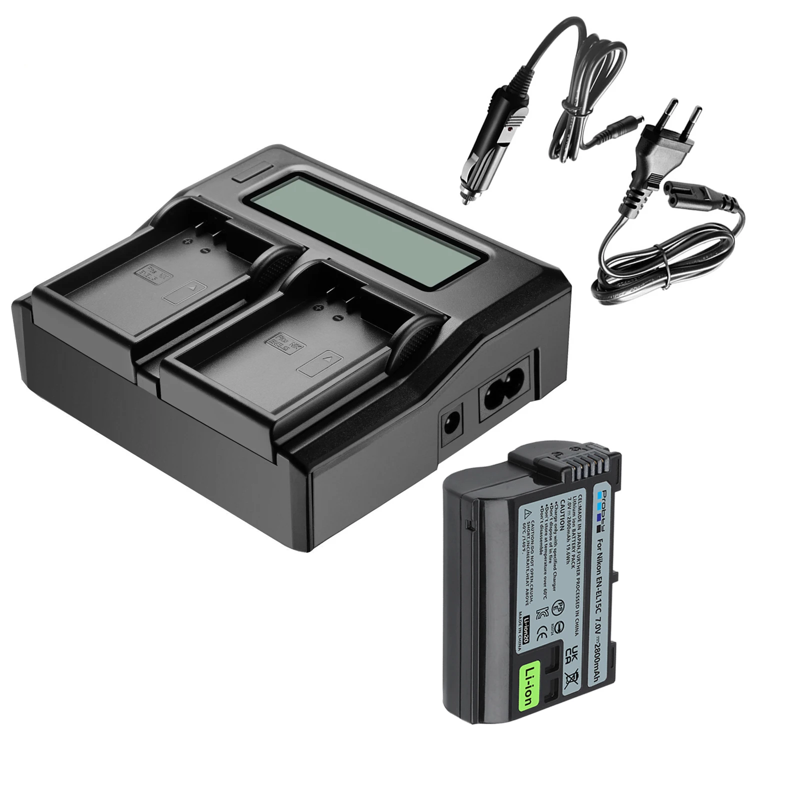 NIKON　ニコン EN-EL15c　2本セット Amazon.com : NEEWER EN-EL15c Replacement Battery and USB