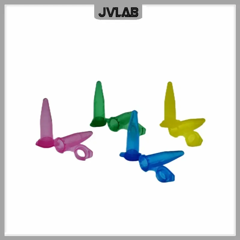 Microtubes Centrifuge Tube 1.5ml Lab Centrifugal Tube EP Bottom Tip PP Test Snap-cap Clear Scale 100/PK