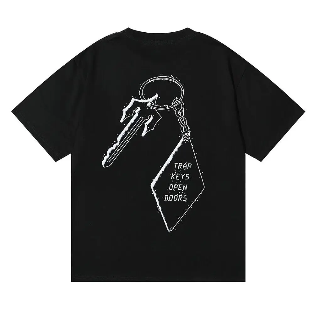 Cotton T Shirt Letter Printing Casual Short-sleeved Men's and Women's Same Style