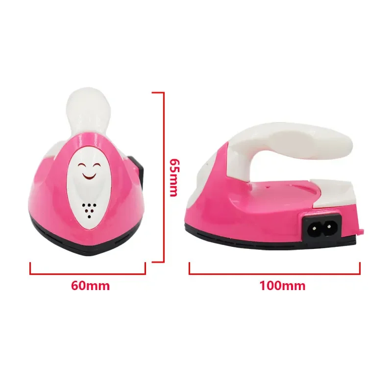Electric Iron Fast Heated! Travel Electric Iron Handheld Mini Iron Children Electric Hotfix Applicator For Patches Garment Stones