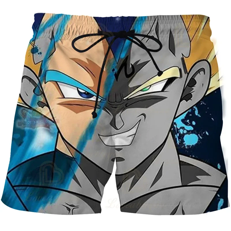 Dragon Ball Super Summer Shorts Pants Children Kids Women Men Beach 3D Sport Cosplay Costume Anime Figures Clothes Beach Pants