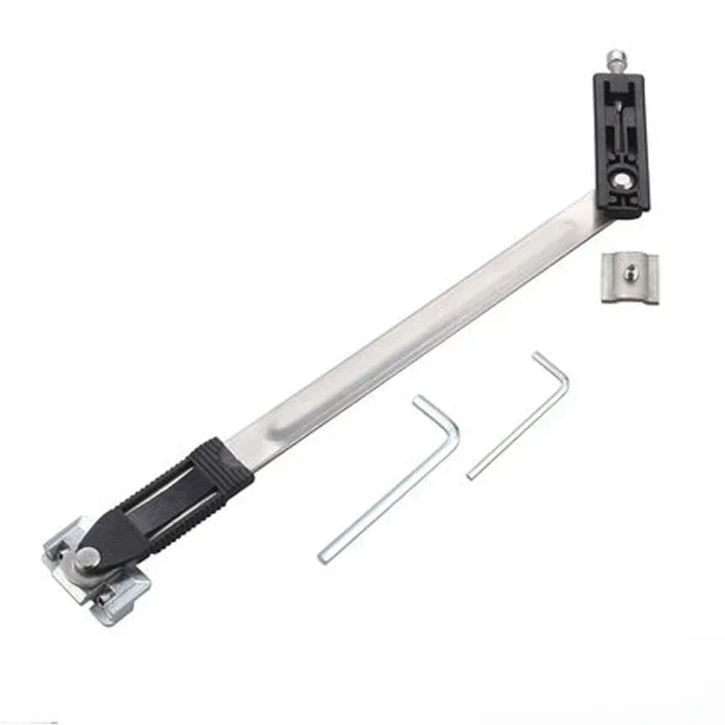 12-inch European Style Stainless Steel Windshield Limiter Fixed Windshield Bracket for Household Use No Need for Punching