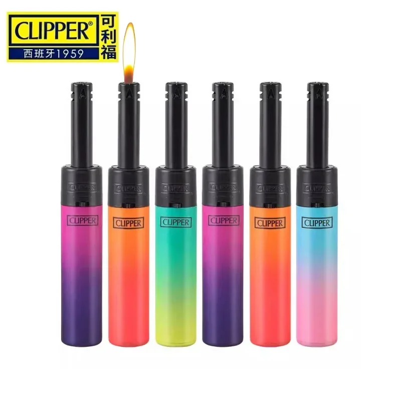 Clipper Lighter Kitchen Ignition Tool Inflatable Lighter Long Pipe Multi functional Portable Nylon Home Gifts