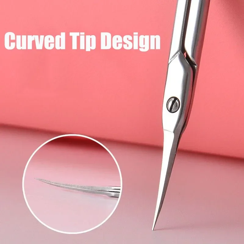 Cuticle Scissors Nail Cuticle Clippers Trimmer Dead Skin Remover Professional Nail Art Tool