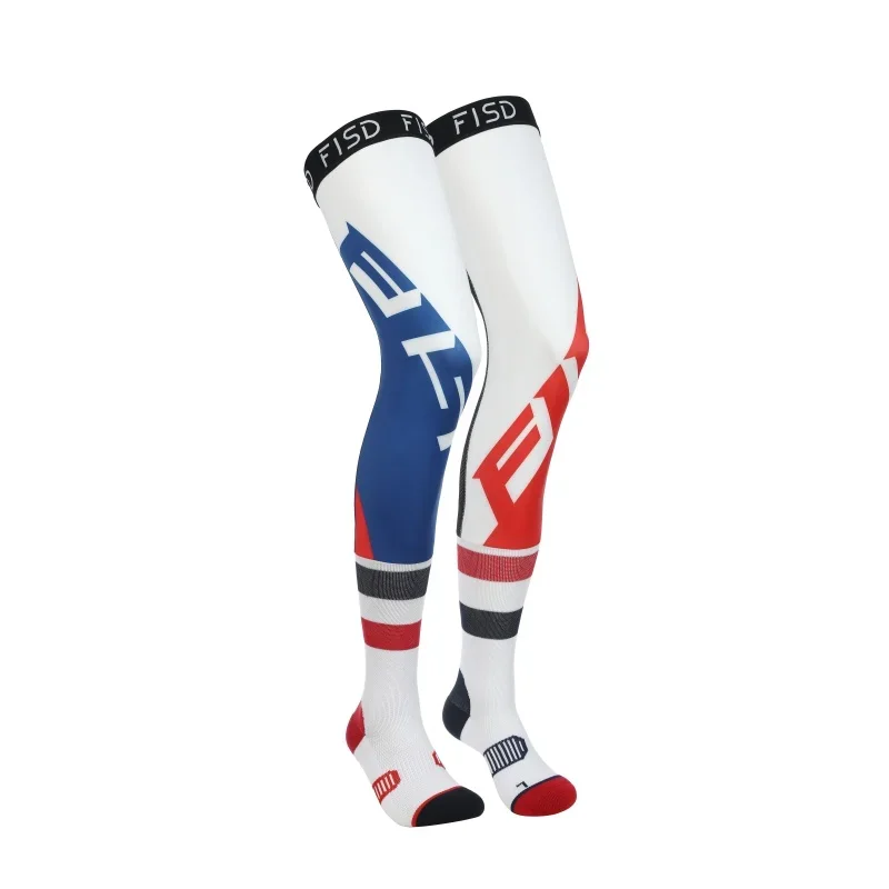 Motorcycle Compression Knee Brace enduro Sock Top Racing socks MX MTB ATV Protection Sport non-slip Knee Brace enduro Socks