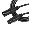 DMX512 3-pin Signal Cable High Quality XLR Connect Par light LED effect light Stage lighting Special Long Customized 6