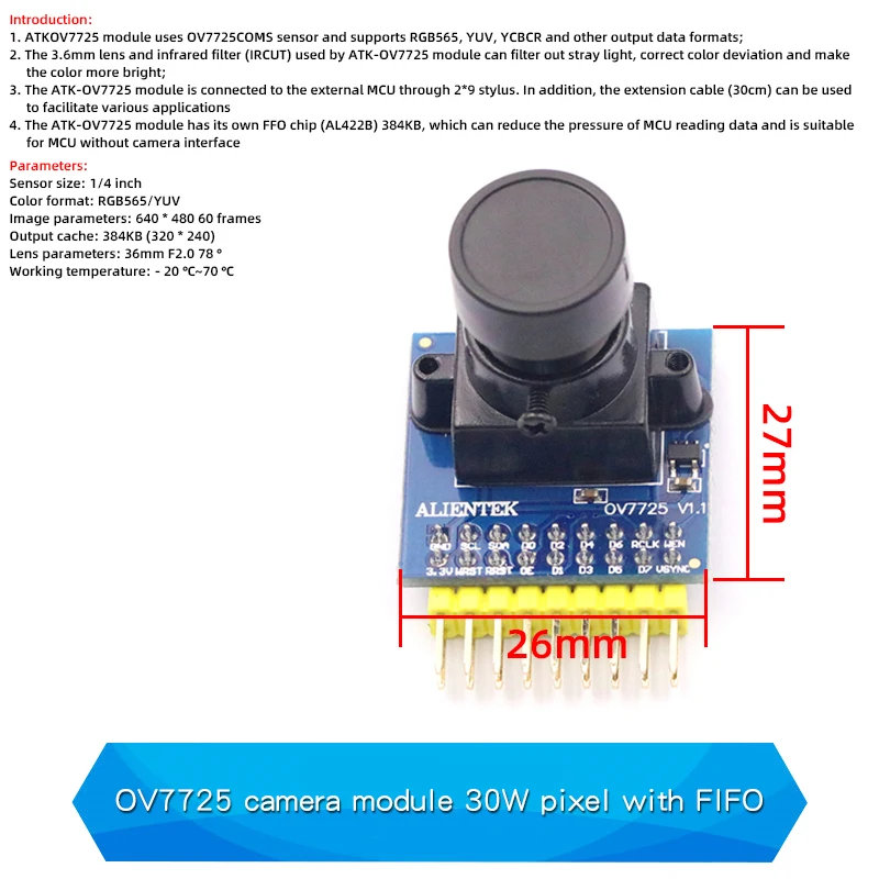30W pixel with FIFO