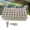 (50 Pieces/Lot) 6mm Low Pressure 0.1-0.5mm Stainless Steel Fog Misting Nozzles Connectors Garden Water Irrigation Sprinkler 1