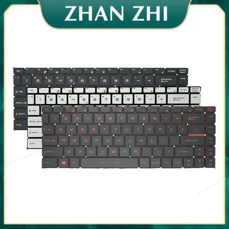 Nuova Tastiera Per Laptop Per Msi Gs65 Gf63 Ms-16R1 Ps63 P65 Gf65 8Rc/D 8Rf/E Ms-16 W1 Ms-16W2 Ms-16Q1 Ms-16Q2 Ms-16Q3 Ms-16Q4