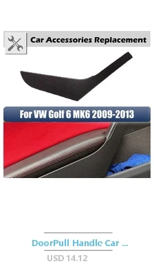 Für VW GOLF 6 MK6 GTI R GTD 2009-2013 Touran Schwarz/Carbon Seitenflügel Rückspiegelabdeckung Zubehör 5K0857537,5K0857538 – Detail 3