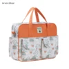 Insular Mummy Large Capacity Diaper Stroller Bag Waterproof Outdoor Travel Diaper Maternity Bag Baby Nappy Travel Changing Bags 1