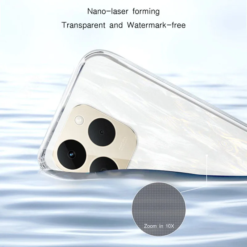 Premium Transparent Shockproof TPU Silicone Phone Case with Camera Protection