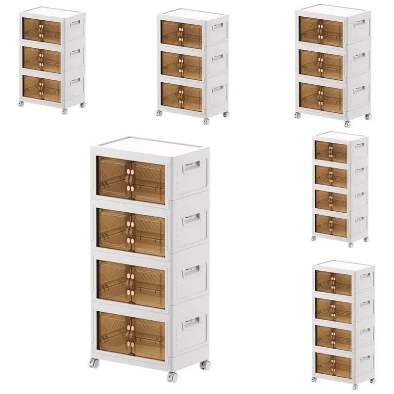 

Dustproof Foldable Multi-layer Wardrobe Folding Clothes Storage Bins Blanket Storage Organizing Containers Assembly DIY Storage