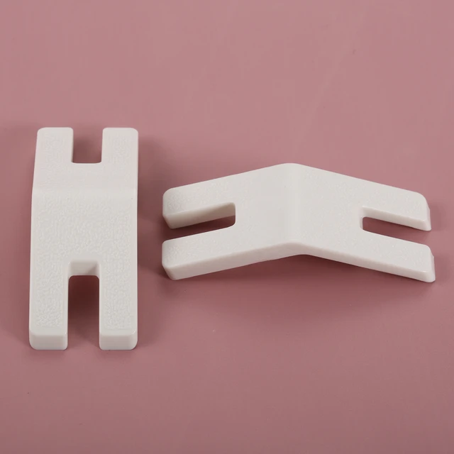 2pcs Jumper Sewing Tool Plastic Sewing Machines Clearance Plate Button Reed  Presser Foot Hump Jumper for Thin or Thick Fabrics - AliExpress